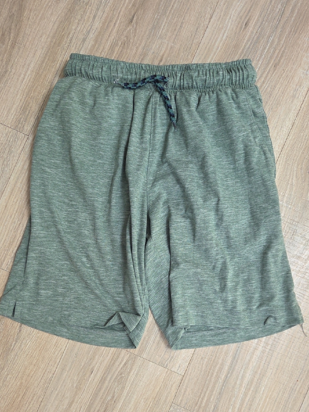 Crewcuts Heathered Olive Athletic Drawstring Shorts